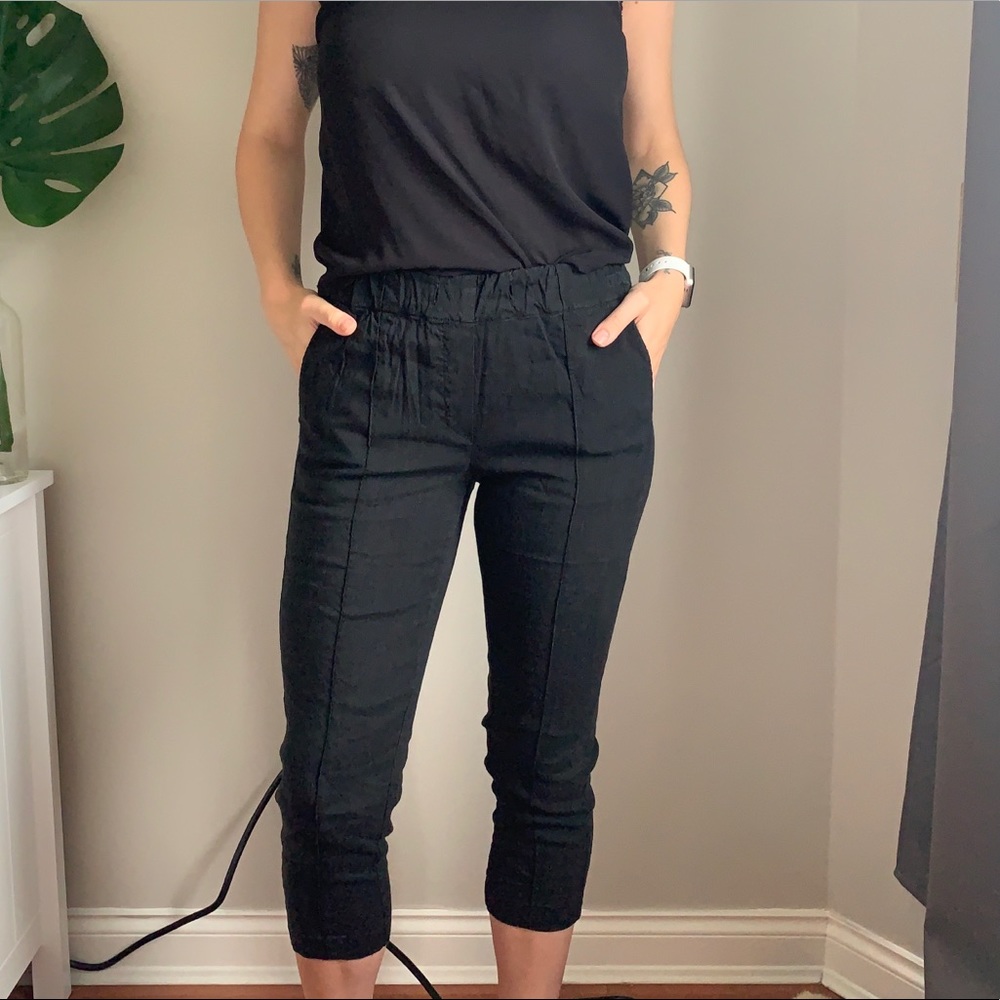Aritzia Babaton Linen Dress Pants